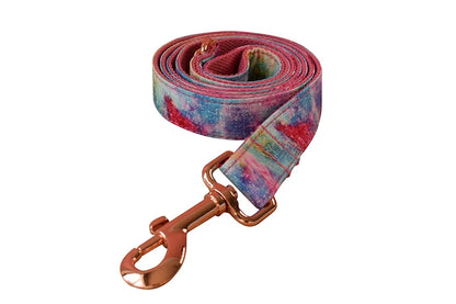 Elegant Pink Dog Harness - Hot Stamping Design with Quick Release