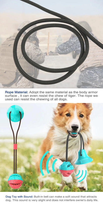 Silicon Suction Cup Interactive Dog Toy