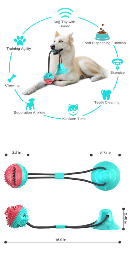 Silicon Suction Cup Interactive Dog Toy