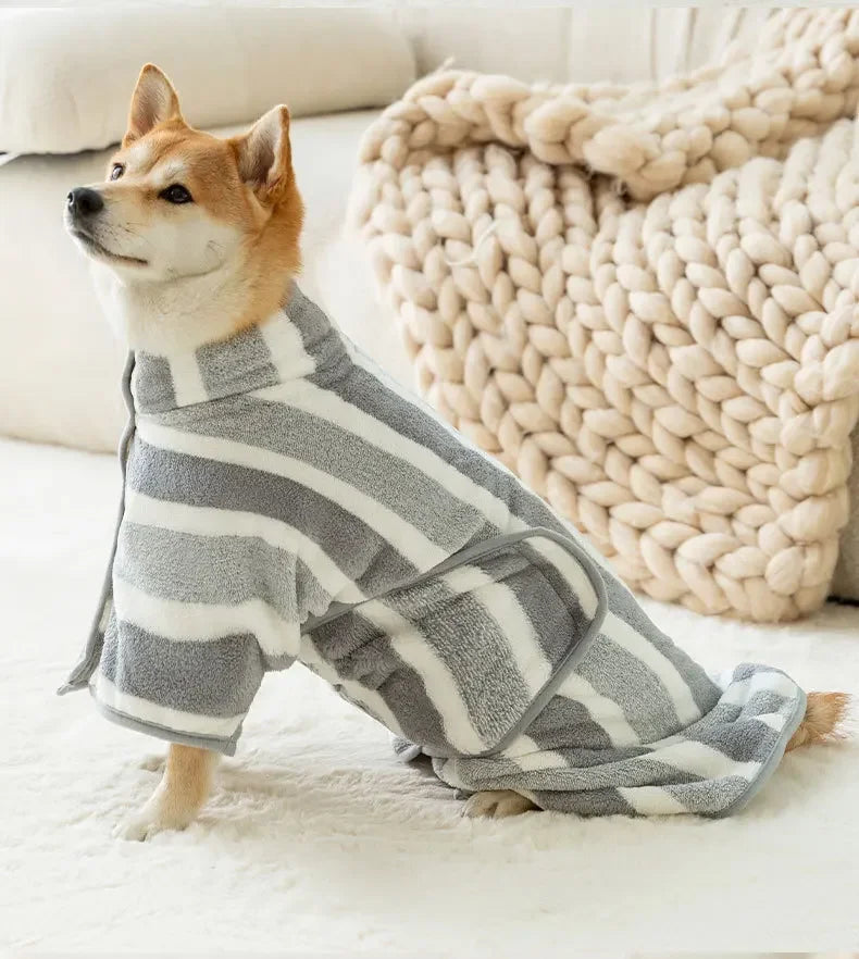 Dog Bathrobe, Super Large, Absorbent and Quick Drying Golden Hair, Shiba Dog Cat, Disposable Bath Towel, Pet Clothes, Bath Towel