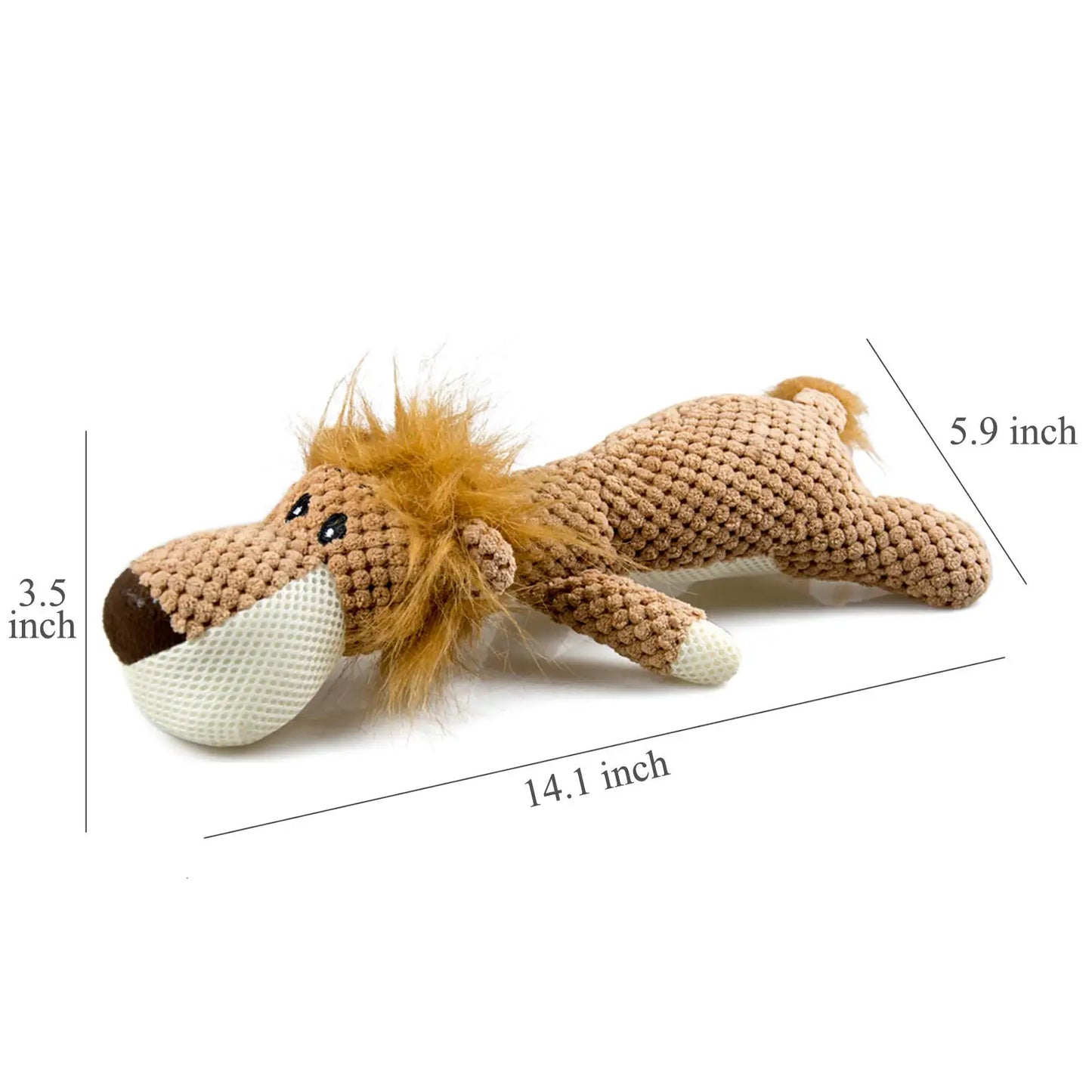 Plush Dog Toy - Durable & IQ Boosting