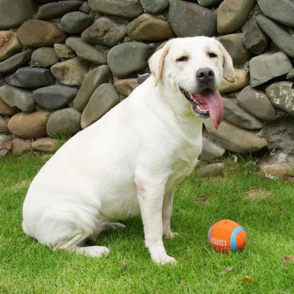 Durable Latex Squeaky Dog Toy Ball