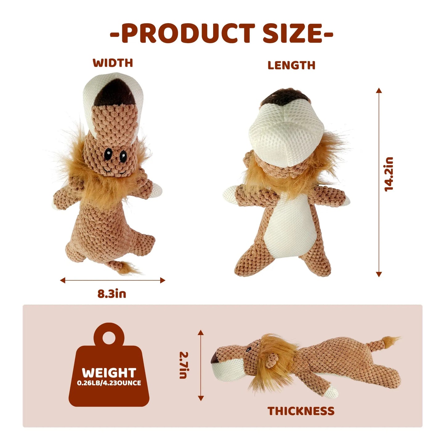 Plush Dog Toy - Durable & IQ Boosting