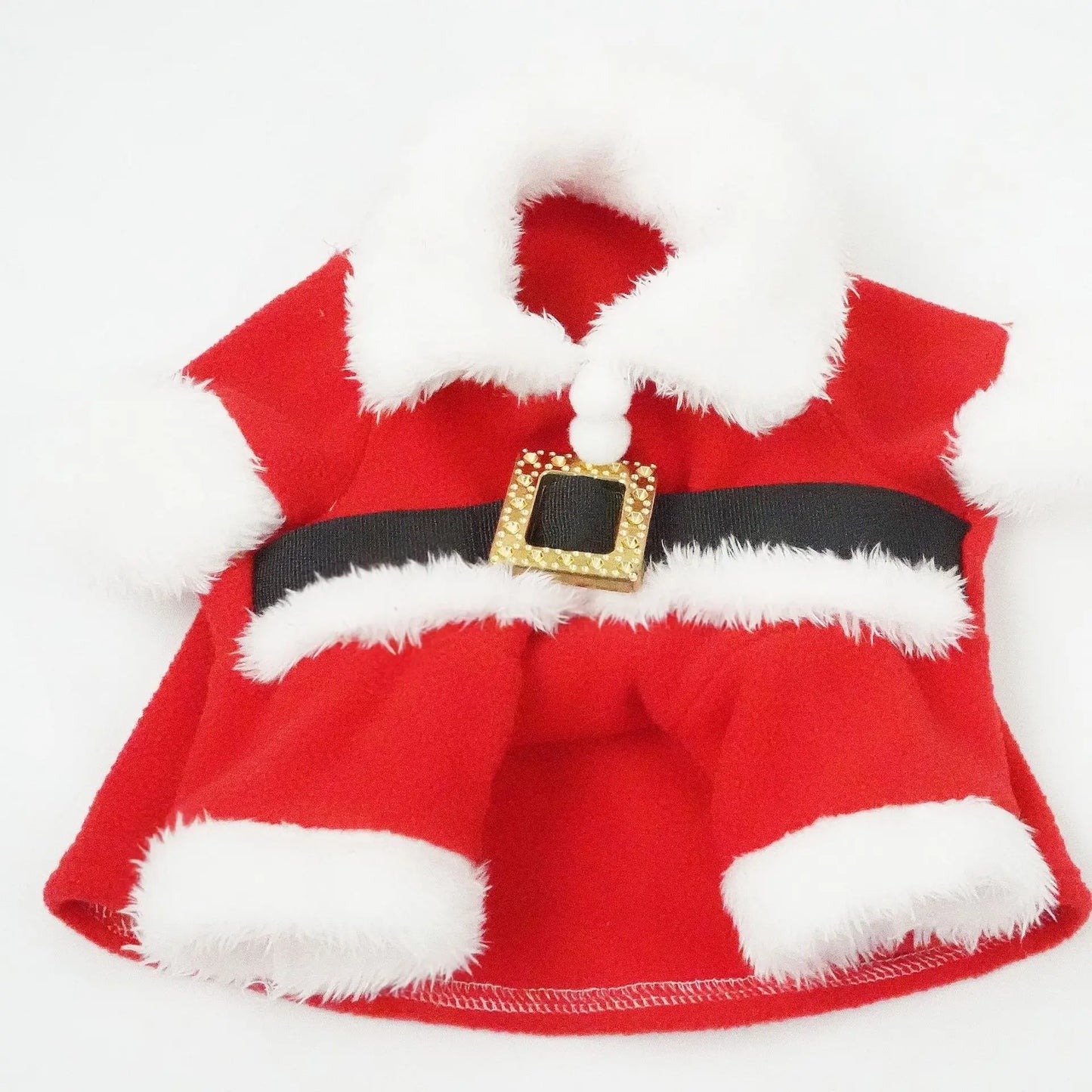 Pet Funny Christmas Clothes Xmas Clothing Warm Fleece Coat Puppy Dog Fashion Clothes Santa Claus Standing Costume New