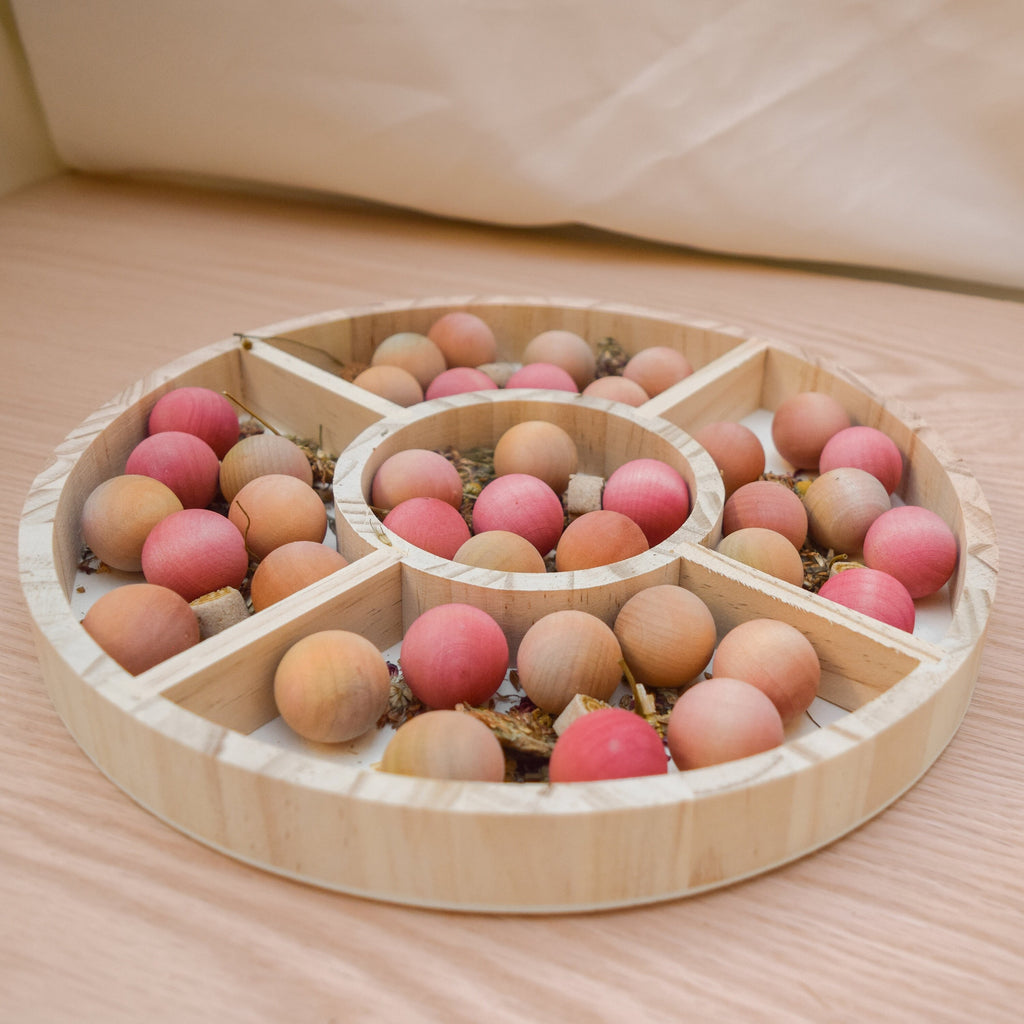 Wooden Ball Pit Foraging Toy